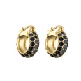 round earrings wave point color jewelry ear buckle color drop oil jewelrypicture15