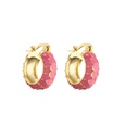 round earrings wave point color jewelry ear buckle color drop oil jewelrypicture16