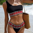 new sexy solid color split oneshoulder bikini swimsuit wholesalepicture9