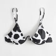 2022 New Unlined Top Cow Print Swimsuit Womens European and American OnePiece Steel Support Bikini CrossBorder Split Bikinipicture18