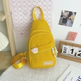 2021 New Summer Fashion Womens Small Travel Casual Korean Style Solid Color Trendy Womens Small Backpack for Work MultiPurpose Chest Bagpicture13
