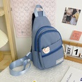 2021 New Summer Fashion Womens Small Travel Casual Korean Style Solid Color Trendy Womens Small Backpack for Work MultiPurpose Chest Bagpicture14