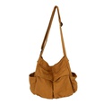 simple shoulder bag largecapacity canvas bag student messenger bagpicture18