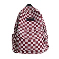 Tide brand plaid school bag student backpack high school college student campus hit color backpackpicture49
