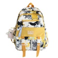 largecapacity backpack junior high college school bag Korean high school students light and casualpicture31