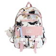 largecapacity backpack junior high college school bag Korean high school students light and casualpicture33