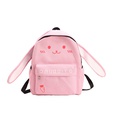 Japanese and Korean Style Canvas Backpack Womens Campus Minimalist Cute Cat Small Backpack Fashion Casual Travel Student Schoolbagpicture40