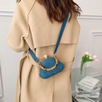 Suede frosted 2021 new retro messenger fashion bamboo handbag dinner bagpicture39