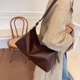 Simple Soft Pu Bag 2021 Winter New Fashionable Stylish Shoulder Crossbody Ladys Bags French Vintage Bagpicture23