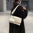 Retro Shoulder Bag Embroidery Thread Clamshell Ins2021 New Womens Autumn and Winter Check Crossbody Western Style CottonPadded Coat Bagpicture16