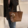 Largecapacity bucket bag 2021 new fashion  retro shoulder bag ladies casual hand bagpicture15