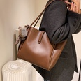 Largecapacity bucket bag 2021 new fashion  retro shoulder bag ladies casual hand bagpicture18