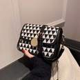 2021 new trendy bags female niche checkerboard triangle lattice oneshoulder armpit bag wholesalepicture14