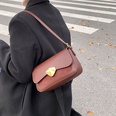 Korean retro shoulder bag 2021 new fashion hit color underarm bag autumn messenger bagpicture16