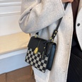 Best Selling Bag Womens Autumn and Winter 2021 New Fashion Retro Crossbody Ins Niche Chessboard Plaid Portable Small Square Bagpicture14