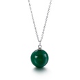 Korean Fashion Shell Pearl Pendant Titanium Steel Clavicle Chain Simple Multicolor Necklacepicture22