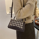Korean Style Plaid Printed Western Style Leopard Print Personality Underarm Bag 2021 New Fashion Autumn and Winter Shoulder Crossbody Small Square Bagpicture12