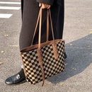 Checkerboard large capacity fashion shoulder wild autumn and winter leisure commuter tote bagpicture11
