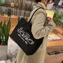 Winter Canvas Big Bag 2021 New AllMatch Shoulder Bag Womens Bag Large Capacity Fashion Commuter Hand Carrying Tote Bagpicture10