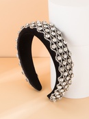Baroque autumn and winter new diamond fabric headband wholesalepicture12