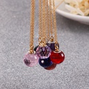 Fashion Creative Necklace Multicolor Glass Crystal Stainless Steel Clavicle Chainpicture9