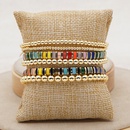 Fashion Street Trendy MultiLayer Twin Beaded High Quality Color Retention Golden Balls Tila Bead Woven Braceletpicture11