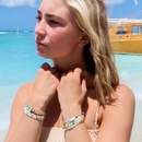 INS Bohemian Beach Travel Vacation Jewelry Tila Beads Handmade Beaded Rainbow Color Small Bracelet for Womenpicture7