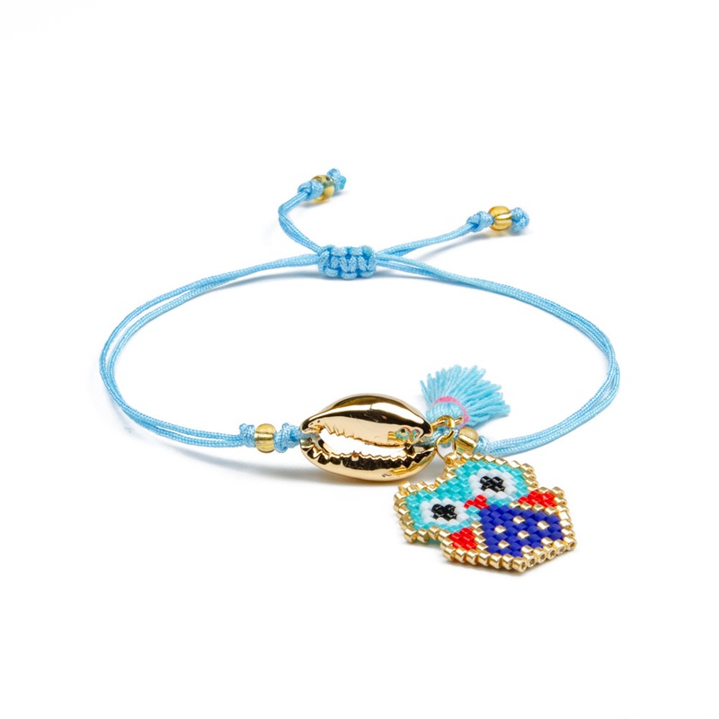 Small bracelet owl OWL animal jewelry popular jewelry rope braided bracelet wholesale