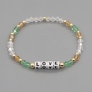 Bohemian Style Imitation Pearl Acrylic Letter Glass Crystal Beads Handmade Bead String Jewelry Smiling Face Twin Braceletpicture10