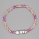 Simple stacking jewelry amethyst gem miyuki rice beads beaded rope bracelet setpicture9