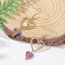Korean style heart pearl trend stone earrings creative earrings jewelrypicture9