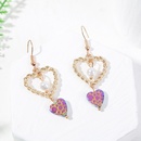 Korean style heart pearl trend stone earrings creative earrings jewelrypicture10