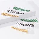 Korea 2021 new mosaic lattice hairpin bangs clip headdresspicture7
