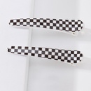 Korea 2021 new mosaic lattice hairpin bangs clip headdresspicture8