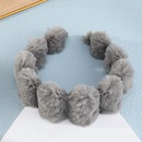 Korean version of autumn and winter imitation rabbit fur hair hoop fold hairband hair accessoriespicture8
