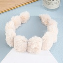 Korean version of autumn and winter imitation rabbit fur hair hoop fold hairband hair accessoriespicture9