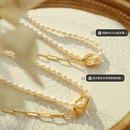 European and American Ins Internet Celebrity Dignified Sense of Design Freshwater Pearl Stitching Clavicle Necklace Female Winter New Jewelry P119picture8