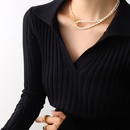 European and American Ins Internet Celebrity Dignified Sense of Design Freshwater Pearl Stitching Clavicle Necklace Female Winter New Jewelry P119picture10