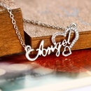 European and American Fashion Street Shooting English Letter Ornament Fashion Diamond Love Necklace Womens Accessoriespicture8