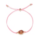 fashion sixcolor water drop crystal cluster handwoven colorful shrink rope braceletpicture9