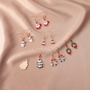 European and American new fashion Christmas dripping Santa Claus earrings jewelry wholesalepicture7