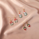 European and American new fashion Christmas dripping Santa Claus earrings jewelry wholesalepicture8