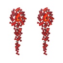 European and American Ins Internet Hot Vintage Alloy RhinestoneEncrusted Earrings for Women Luxurious Long Temperamental Earrings Exaggerated Earringspicture11