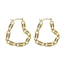 fashion personality chain heartshaped earrings minimalist style creative earringspicture11