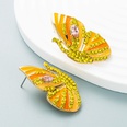 Korean new earrings alloy drop oil diamond rhinestone butterfly earrings female wholesalepicture17