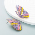 Korean new earrings alloy drop oil diamond rhinestone butterfly earrings female wholesalepicture19