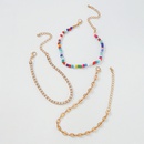 claw chain color rice beads simple foot ornaments fashion temperament creative anklet setpicture9