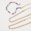 claw chain color rice beads simple foot ornaments fashion temperament creative anklet setpicture10