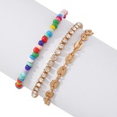 claw chain color rice beads simple foot ornaments fashion temperament creative anklet setpicture11