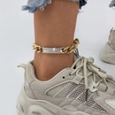 fashion temperament thick chain foot ornaments personality diamond simple anklet hip hop retro accessoriespicture7